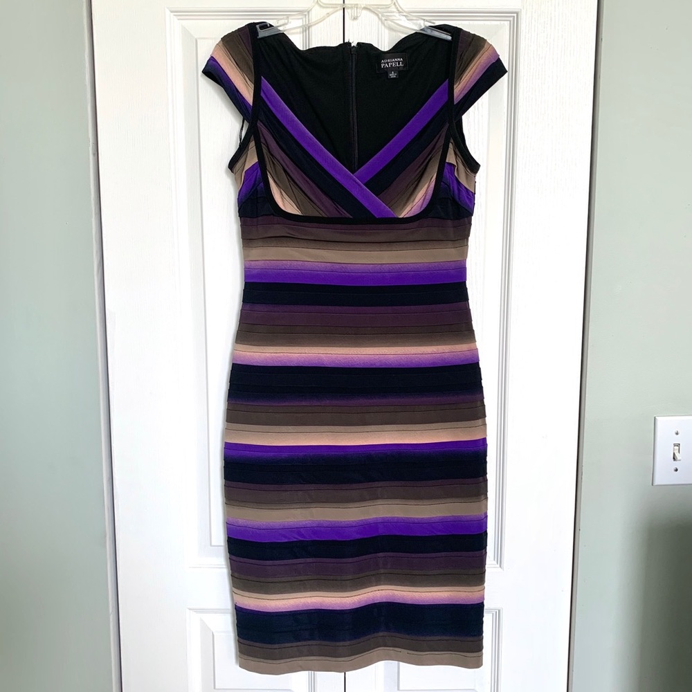 Striped Midi Dress